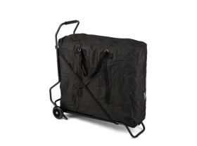 Chariot transport pour tables de massage pliantes trois quarts