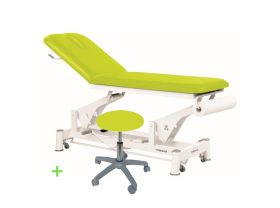 Table de massage hydraulique ECOPOSTURAL C5733 2 plans aec tabouret