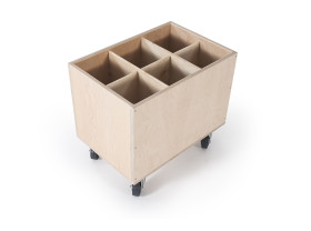 Chariot en bois pour 6 MOTR