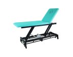 Table de massage DESIGN KINEXO GLÉNAN 2 plans châssis gris foncé turquoise