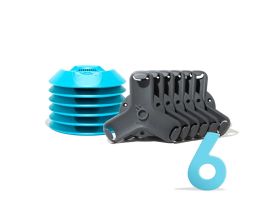 Pack de 6 fixations murales et 6 podbases RIW bundle BlazePod