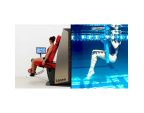 Kineo Multistation exemple d'utilisation comparaison exercice jambe dans l'eau