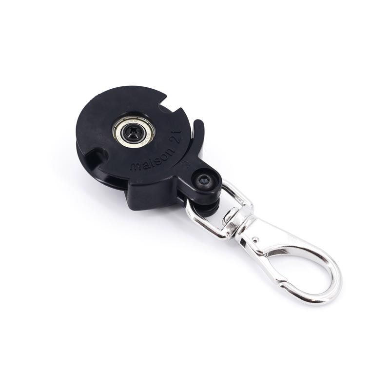 Poulie Nylon à mousqueton