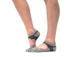 Chaussettes antidérapantes Toesox® Full Toe Bellarina Aerobic vue de profiil
