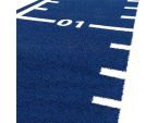 Piste de course en gazon synthétique  bleu 10 x 1 m départ