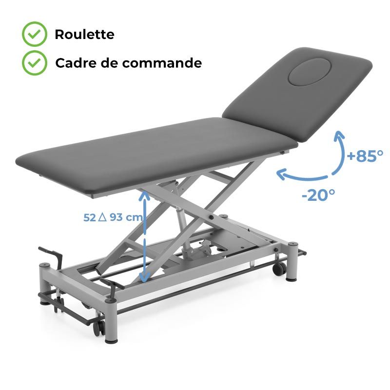 Table de massage Winelec® WALLIS 2 plans