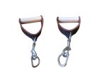 Leather Handles en cuir, la paire
