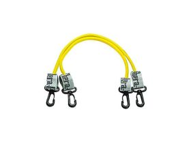Tubes élastiques jaune de musculation avec crochets de fixation THERABAND® 45,5 cm
