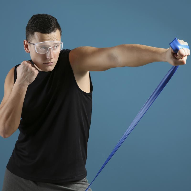 Bandes élastiques de musculation THERABAND® 2,5m avec pochette de transport