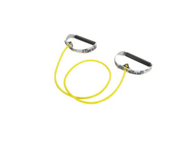 Tubes élastiques de musculation avec poignées en PVC THERABAND® 122 cm résistance faible