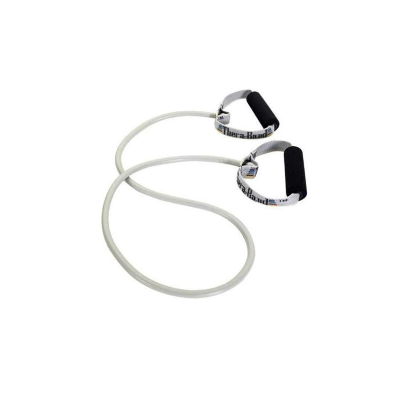 Thera-Band Tube élastique Avec Poignées - Renforcement Musculaire, Résistance Variable (couleurs)
