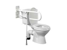 Barre d'appui WC relevable sur pied 76 cm Devon