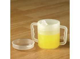 Gobelets 2 anses 2 couvercles Homecraft® lot de 2