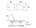TABLE ELECTRIQUE FORT ABDOMEN 2 plans 62200 C6880 (Ecopostural)