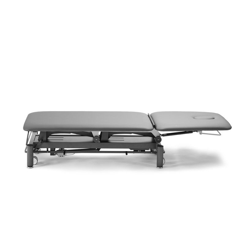 Table de massage PALMA 2 plans avec châssis gris