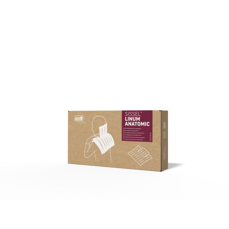 Compresse de lin SISSEL® LINUM ANATOMIC 36 x 38 cm Compresse de lin SISSEL® LINUM ANATOMIC 36 x 38 cm