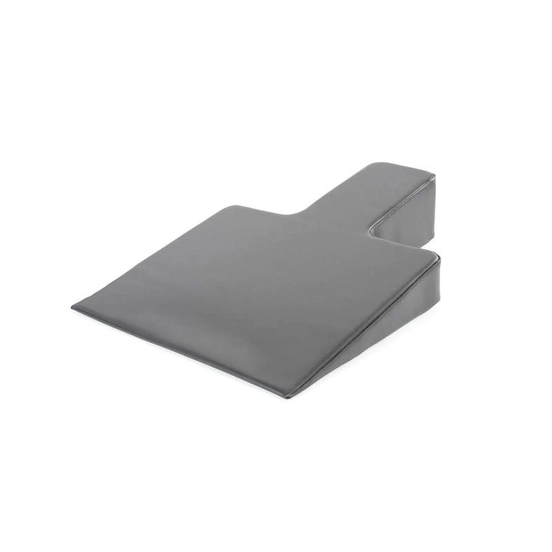 Large Upholstered Wedge Balanced Body® gris vue de face Large Upholstered Wedge Balanced Body® gris vue de face
