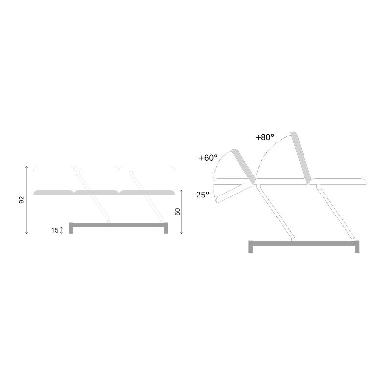 Table de massage FERROX® UNIVERSAL 3 plans Table de massage FERROX® UNIVERSAL 3 plans