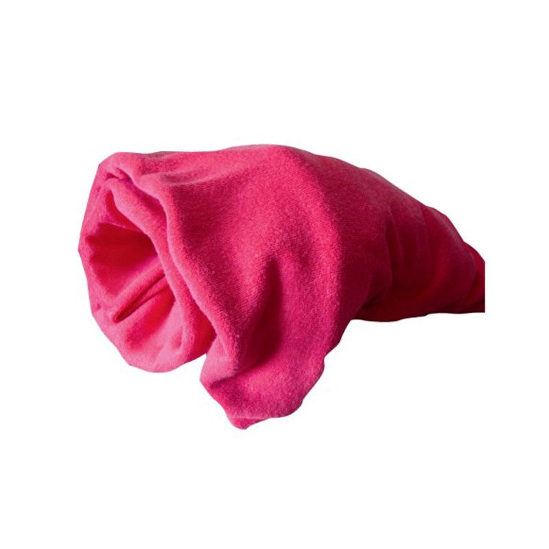 HOUSSE EPONGE 65cm Orange - Trou Visage type cheminée (Helytis)