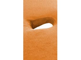 HOUSSE EPONGE 65cm Blanc - Trou Visage type cheminée (Helytis)