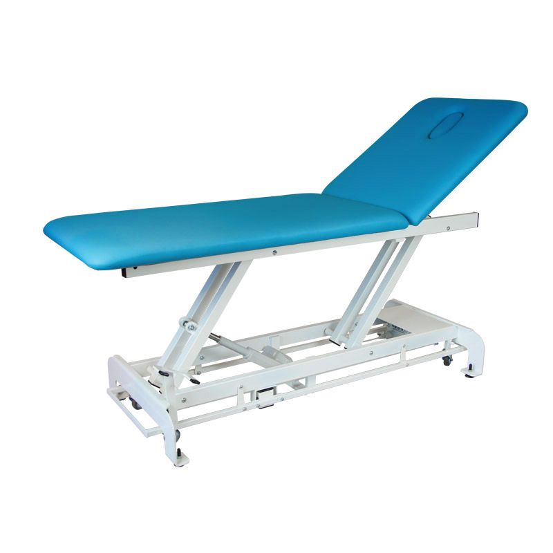 Table de massage DESIGN KINEXO GLÉNAN 2 plans - châssis blanc