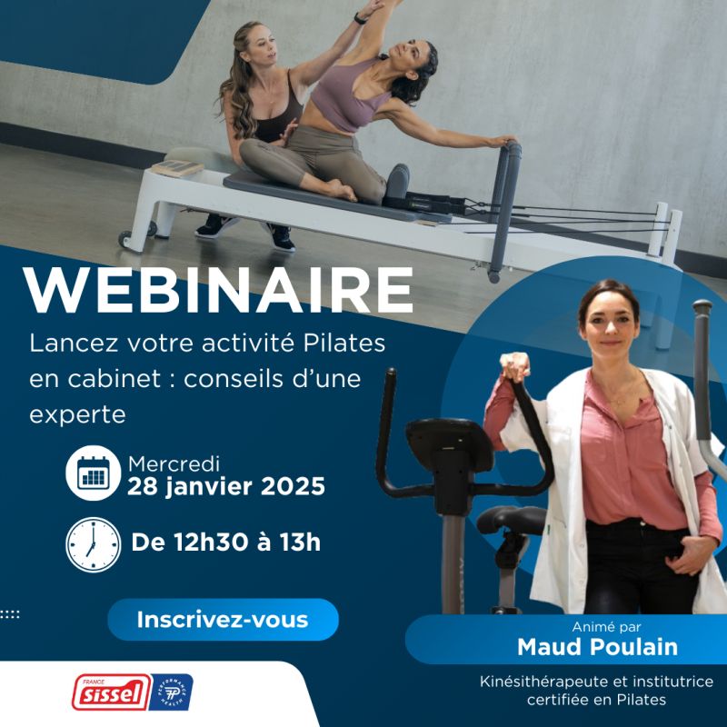 Webinaire -Lancez votre activité Pilates en cabinet : conseils d’une experte