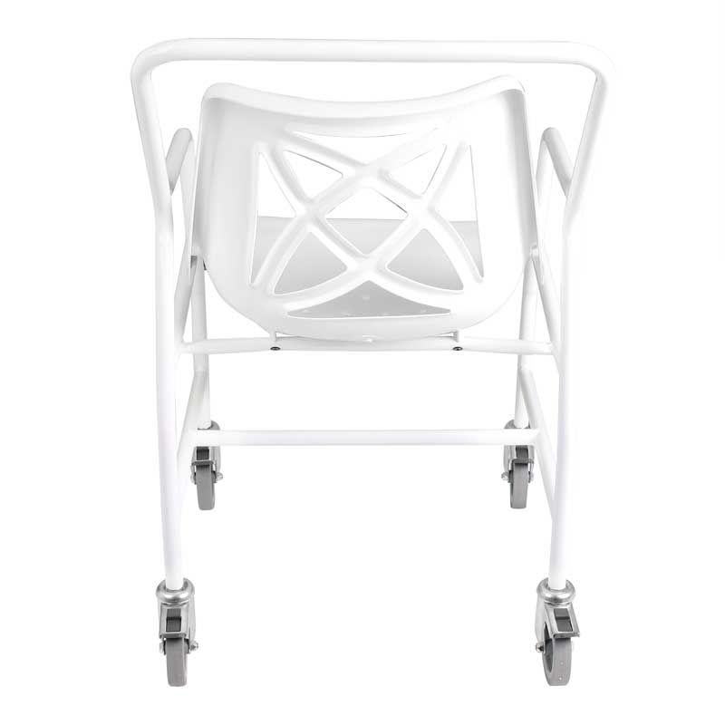 Chaise de douche à roulettes réglable