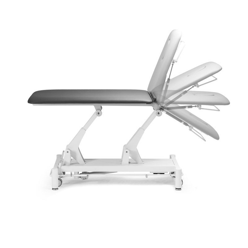 Table de massage PALMA 2 plans avec châssis gris