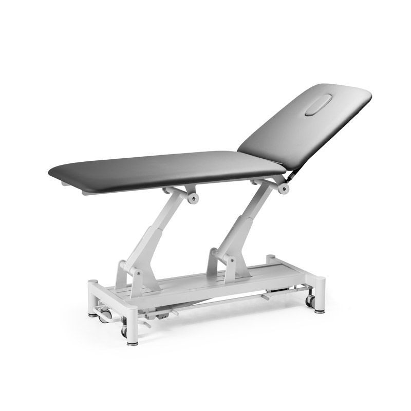 Table de massage PALMA 2 plans avec châssis gris