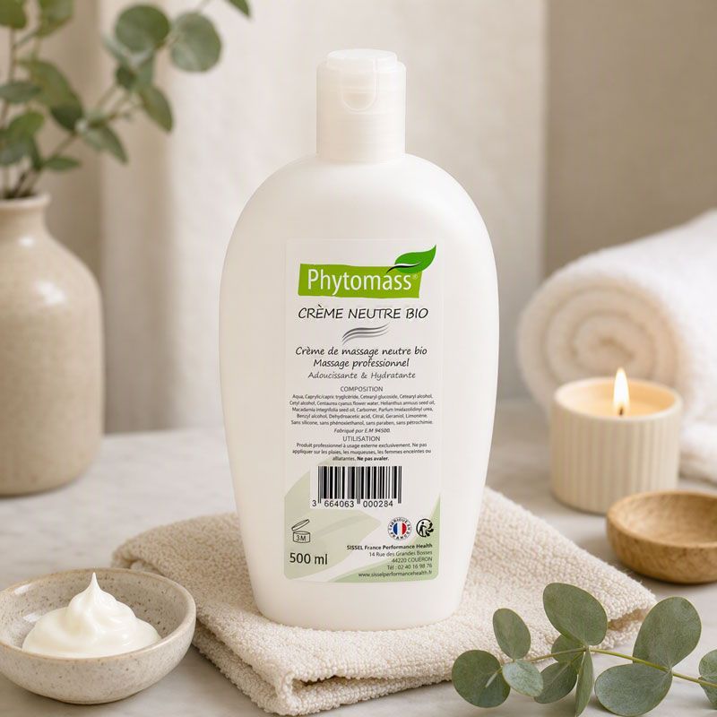 Crème de massage neutre Phytomass® Bio