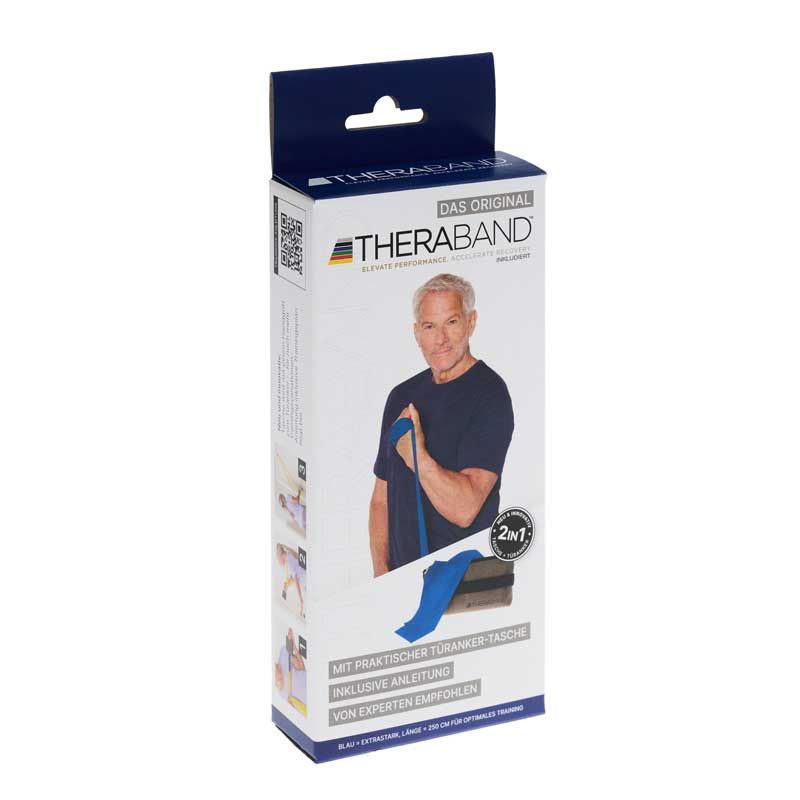Bandes élastiques de musculation THERABAND® 2,5m avec pochette de transport