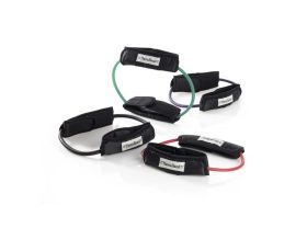 Tubes élastiques de musculation en boucle avec support rembourré THERABAND®